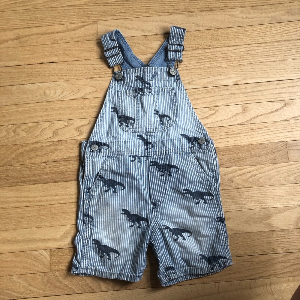 Baby Gap Dino short overalls 2T